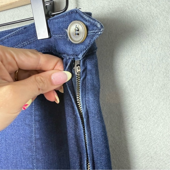 Pilcro and the Letterpress by Anthropologie Women’s High-Rise Skinny Side Button - Picture 4 of 15